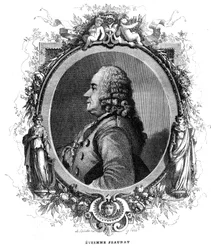 Portret van Etienne Jeaurat (1699-1789) Franse schilder en cartoonist.