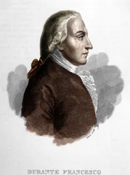 Portret van Francesco Durante. Italiaanse muzikant (Frattamaggiore)