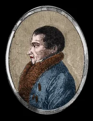 Portret van François Péron, Franse natuuronderzoeker en ontdekkingsreiziger (1775-1810).