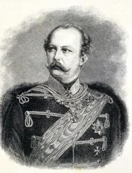 Portret van Frederik Karel van Pruisen (1828 - 1885), neef van Willem I