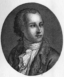 Portret van Gaetano Filangeri (1752-1788). Italiaanse jurist en pedagoog