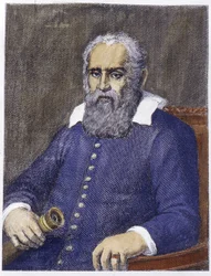 Portret van Galileo Galilei (1564 - 1642)