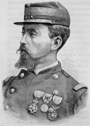 Portret van Generaal Crémier. 19e-eeuwse gravure