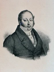 Portret van Gioacchino Rossini (gravure)