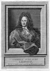Portret van Gottfried Wilhelm Leibniz (1646 - 1716)