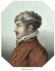 Portret van Gottlob Ernst Schulze (1761-1833) Duitse filosoof