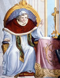 Portret van Gregorius XVI (1745 - 1846).