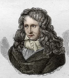 Portret van Henri Bernardin de Saint Pierre (1737-1814), Franse schrijver. Gravure uit 1835.