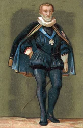 Portret van Hendrik IV Koning van Frankrijk (1553-1610)