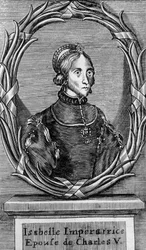 Portret van Isabelle, keizerin en vrouw van Karel V