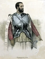 Portret van de Italiaanse tenor Enrico Tamberlick (1820 - 1869) in Otello van Gioacchino Rossini