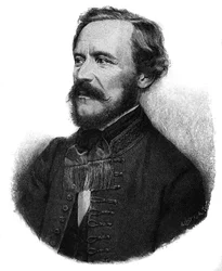 Portret van JOSEPH Baron EOTVOS, Hongaarse schrijver en staatsman - portret door Jozsef Eotvos, Baron de Vasarosnameny (1813-1871), Hongaarse staatsman en schrijver