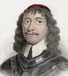 Portret van James Graham (1612-1650) 5e graaf en 1e markies van Montrose, Schotse edelman en militair