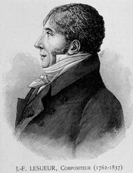 Portret van Jean Francois Lesueur (1762 - 1837), Franse componist
