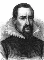 Portret van Johannes Kepler (Keppler), astronoom (1571-1630)