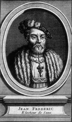 Portret van Johan Frederik, de Grootmoedige, Keurvorst van Saksen (1503 - 1554) - n.d.