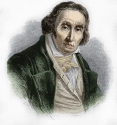 Portret van Joseph Marie Jacquard (1752-1834), Franse mechanicus en uitvinder van het weefgetouw