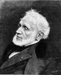 Portret van Joseph Nicolas Robert-Fleury (1797 - 1890)