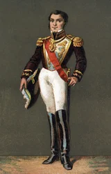 Portret van Juan Manuel de Rosas (1793-1877), Argentijnse staatsman.