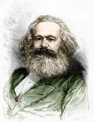 Portret van Karl Marx
