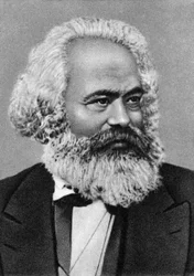 Portret van Karl Marx