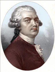 Portret van Lekain (Henri Louis Cain (Henri-Louis Le Kain) (1729-1778)