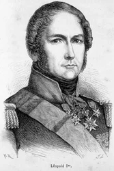 Portret van Leopold I van Saksen Cobourg Gotha