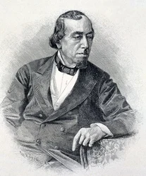 Portret van Lord Beaconsfield, Benjamin Disraeli