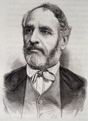 Portret van Louis Charles Delescluze, Franse journalist en politicus (1809-1871)