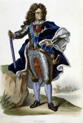 Portret van Louis Claude Hector Hertog van Villars, maarschalk van Frankrijk (1653-1734) - in 