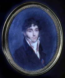 Portret van Louis Mathieu, Graaf van Molé (1781 - 1855), medaillon