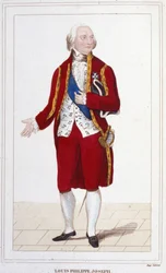 Portret van Lodewijk Filips II Jozef, hertog van Orléans en Chartres, bekend als Philippe Egalité