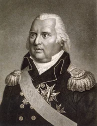 Portret van Lodewijk XVIII (1755 - 1824), koning van Frankrijk