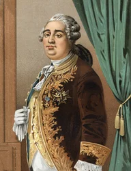 Portret van Lodewijk XVI (1754 - 1793), koning van Frankrijk.
