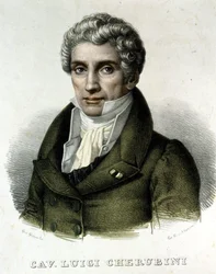 Portret van Luigi Cherubini (1760-1842), Italiaanse componist.