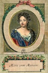 Portret van Marie Anne Mancini
