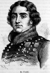 Portret van Marie Pierre Louis, Graaf De Frotté (1755-1800), leider van de Normandische chouannerie, hij werd geëxecuteerd door Bonaparte