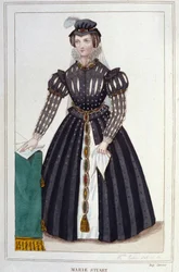 Portret van Maria Stuart (1542 - 1587)