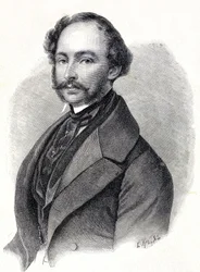 Portret van Maximiliaan II koning van Beieren - Portret van Maximiliaan II Joseph de Baviere (1811 - 1864)