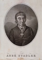Portret van Maximilian Stadler (gravure)