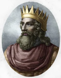 Portret van Merovech (ca. 448-ca. 458).