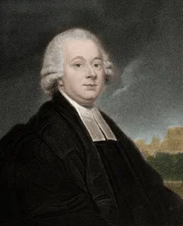 Portret van Nevil Maskelyne (1732-1811), Britse koninklijke astronoom - Nevil Maskelyne 1732-1811 - gravure - 19e eeuw