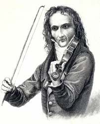 Portret van Niccol Paganini (1782-1840)