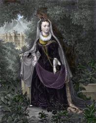 Portret van koningin Mary I Stuart