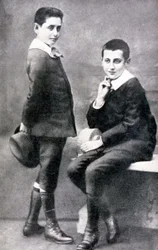 Portret van Robert en Marcel Proust, circa 1885