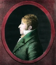 Portret van Rodolphe Kreutzer (1766-1831) Franse violist en componist. Gravure uit de 19e eeuw