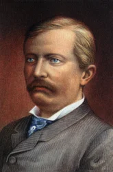 Portret van Sir Henry Morton Stanley, pseudoniem van John Rowlands (1841-1904), Brits ontdekkingsreiziger en journalist.