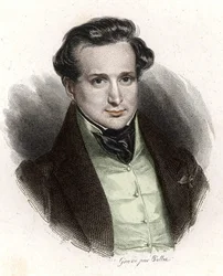 Portret van Victor Hugo, jonge man