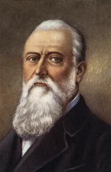 Portret van Zenobe Theophile Gram .Belgisch natuurkundige.