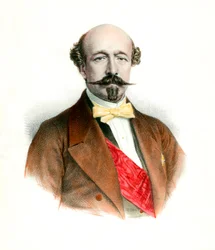 Portret van de Hertog van Morny (1811-1865) Franse politicus.